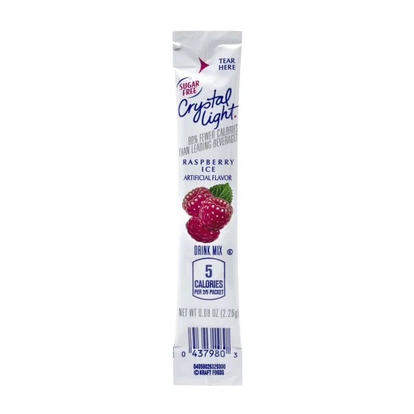 Sugar-Free Raspberry Ice Drink Mix, 30 Packets, Pack of 2 H6652