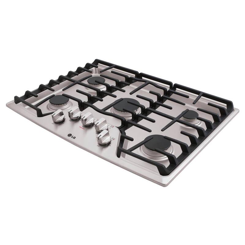 30 in. 5 Burner Stainless Steel Gas Cooktop N427142