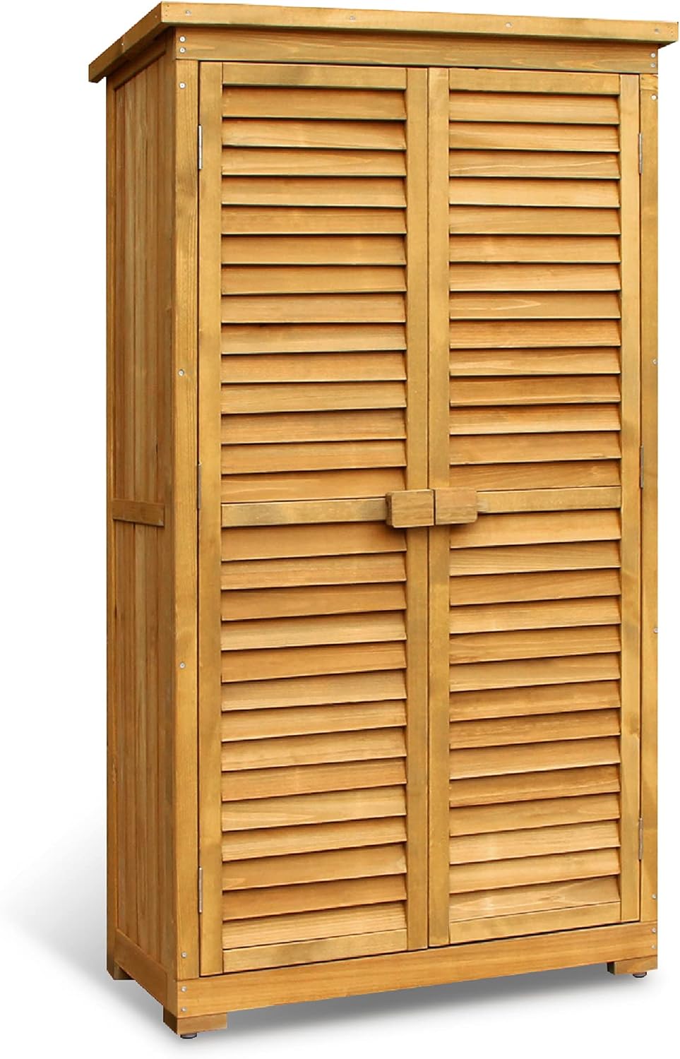 63 Inches Wood Outdoor Storage Cabinet M47395