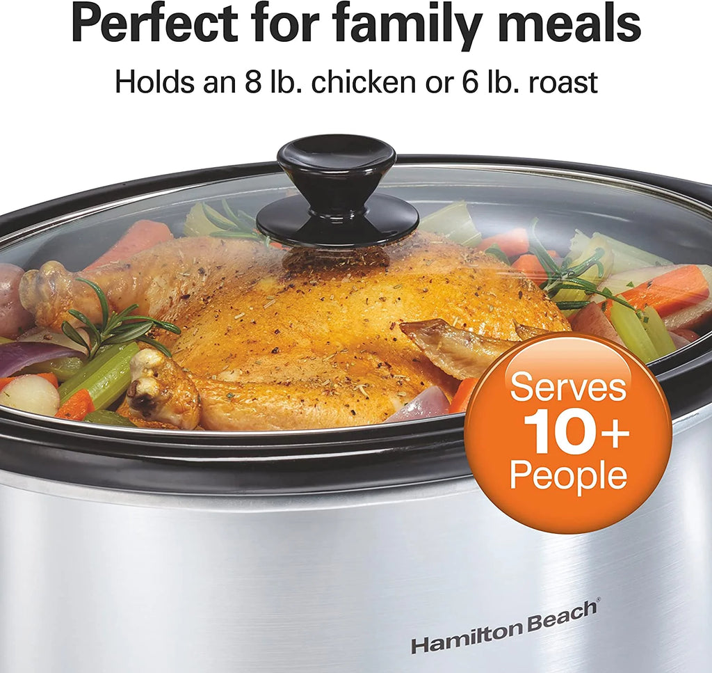 10 Quart Programmable Slow Cooker with Stovetop Safe Crock W163938