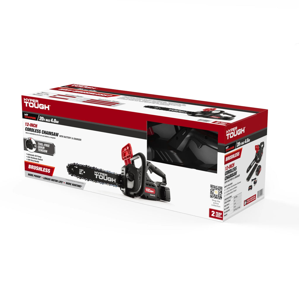 20V 4.0Ah Battery Powered 12 Brushless Chainsaw A36245