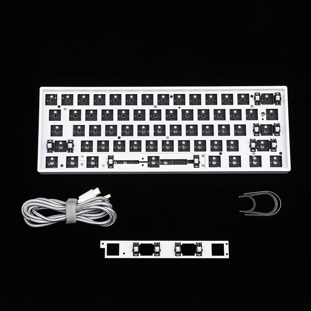 RGB Hot Swap ANSI Mechanical Keyboard DIY Kit H208