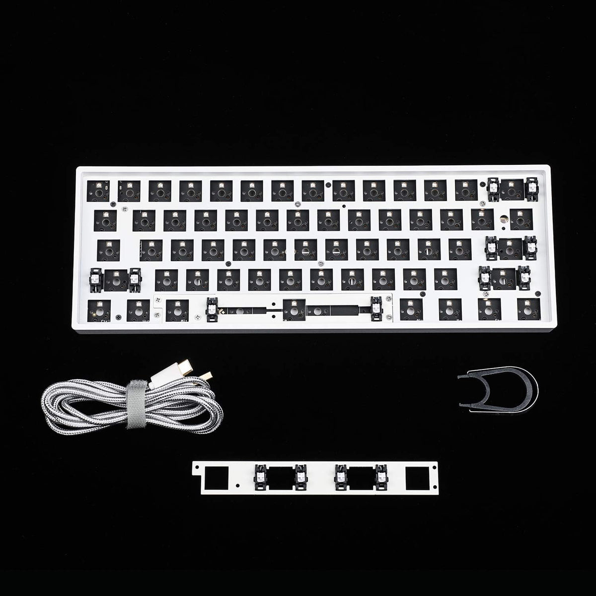 RGB Hot Swap ANSI Mechanical Keyboard DIY Kit H208