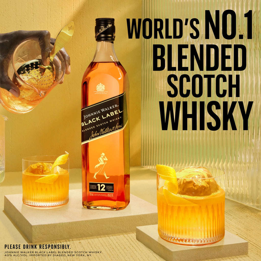 Black Label Blended Scotch Whisky, 1.75 L, 40% ABV B28894