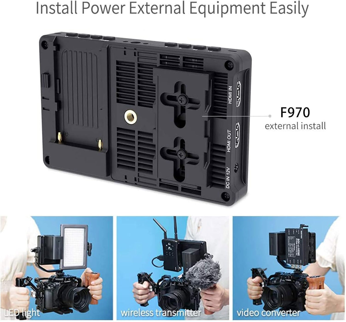 5.5 Inch Touch Screen DSLR Camera Field Monitor with 3D LUT Y7842