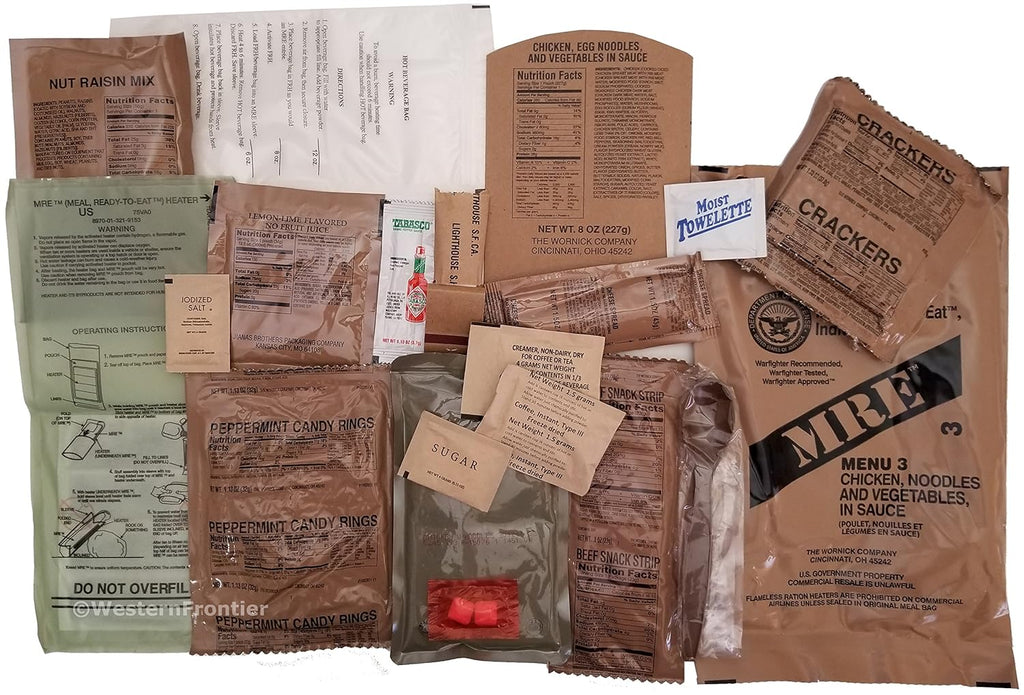 24 Meals Military Surplus Meal Ready to Eat O5959