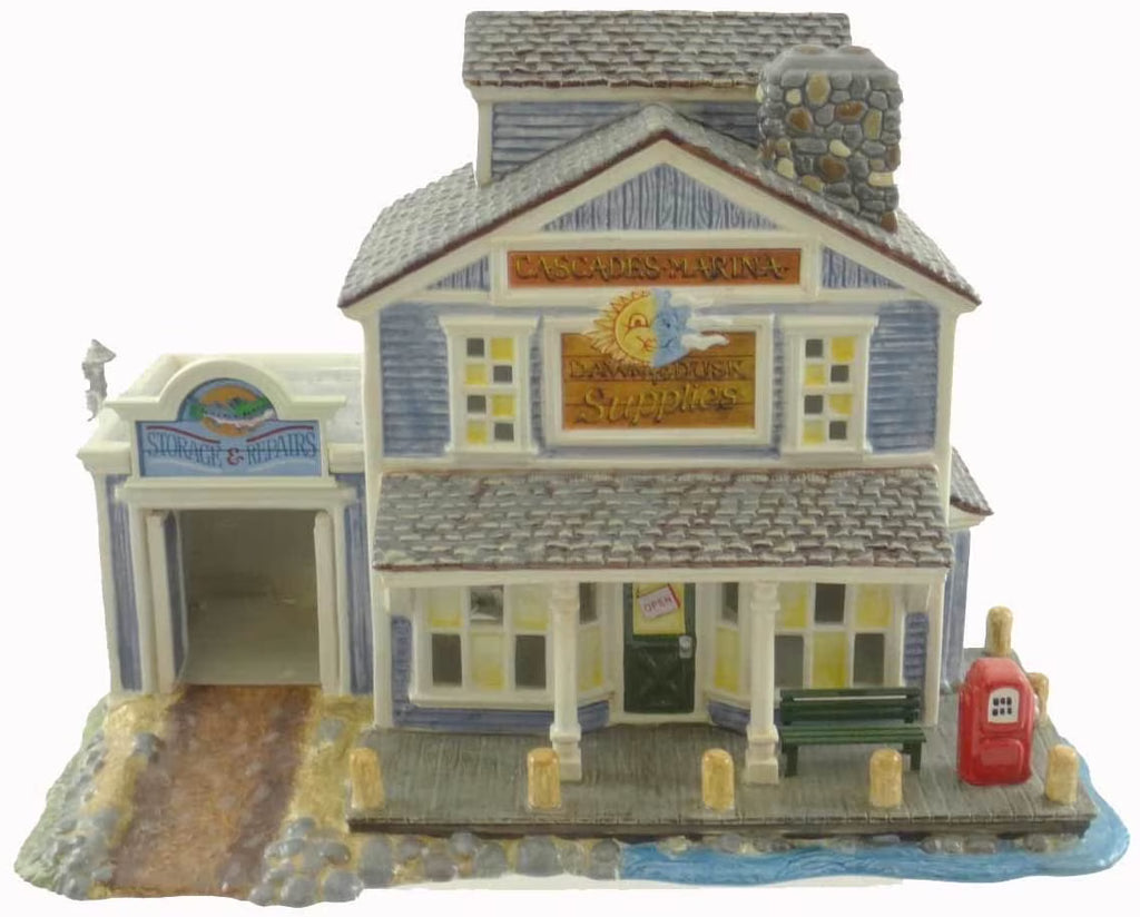 Ceramic Christmas Snow Village Buildings T9950