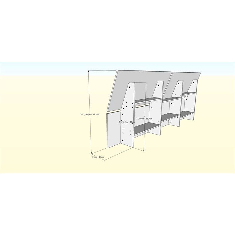 Natural Maple White Queen Size Bedroom Set P692215