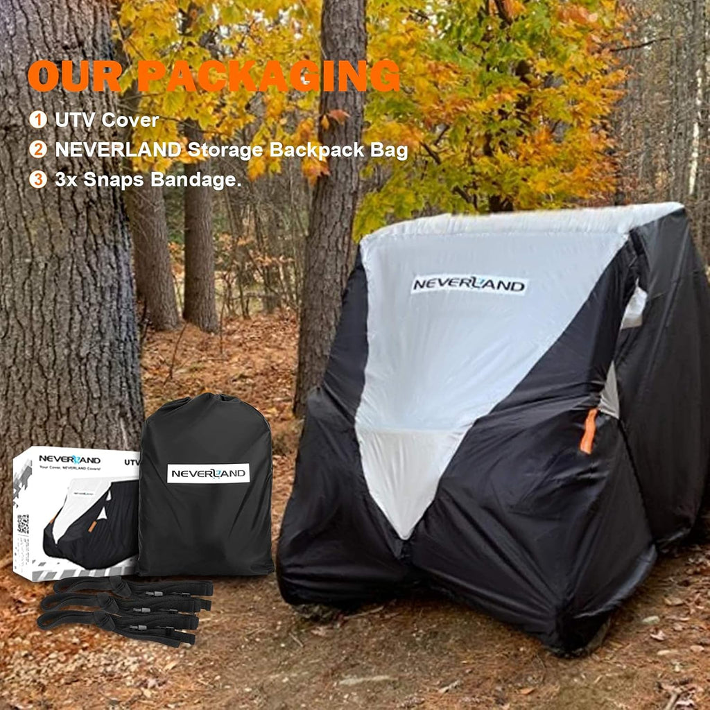 UTV Cover Waterproof Heavy Duty 2 Seater with Straps P440317