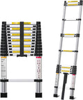 Telescoping Aluminum Extension Ladder, 330lbs Max Capacity Y6331