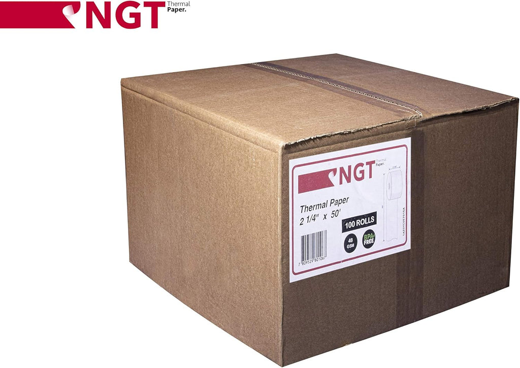 100 Rolls Non-BPA Thermal Paper for POS Machine D542