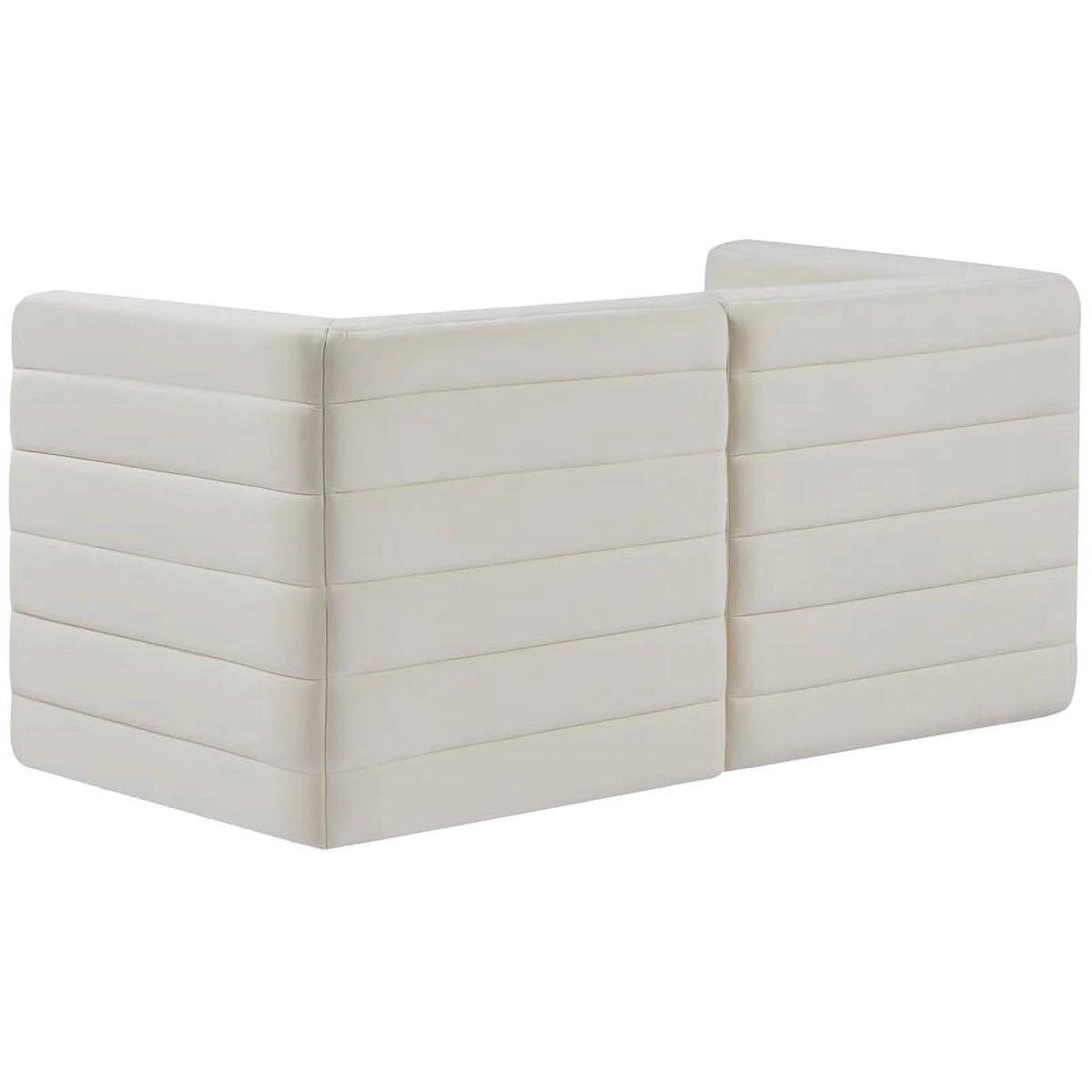 Cream Velvet Modular Sofa V932