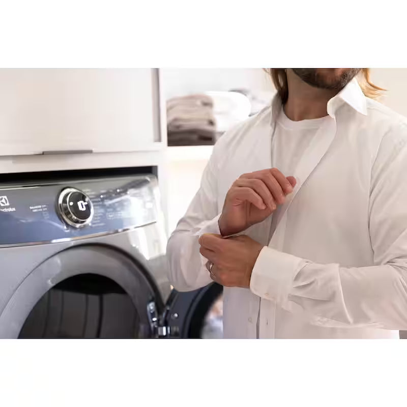 8 cu. ft. Vented Front Load Stackable Electric Dryer in White G17079