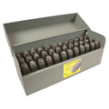 Letter and Number Set, 1/4 in. H, Steel V170