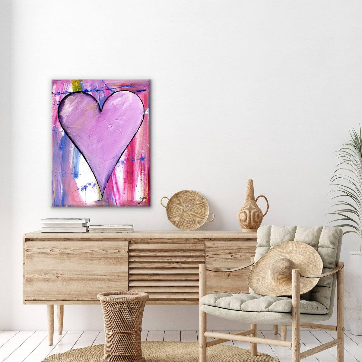 Zinnia Canvas Art M2184