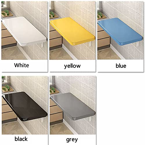 Blue Wall-Mounted Drop-Leaf Foldable Table 30x80cm Y3655