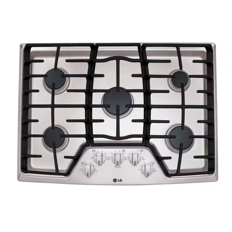 30 in. 5 Burner Stainless Steel Gas Cooktop N427142