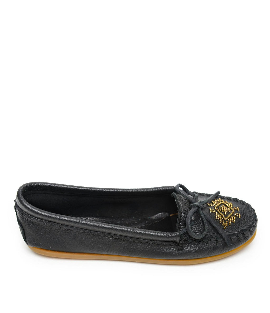 Deerskin Beaded Moc - Carmel 10 H550