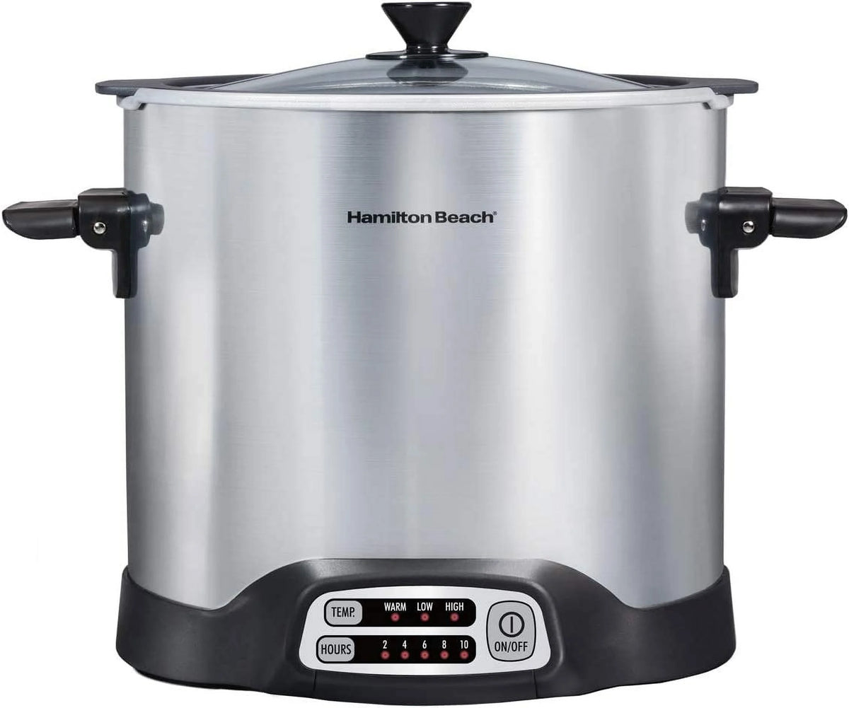 10 Quart Programmable Slow Cooker with Stovetop Safe Crock W163938