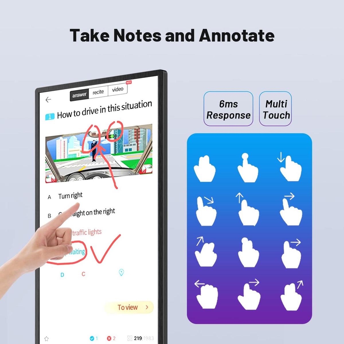 49 Inch Digital Electronic Whiteboard B4142