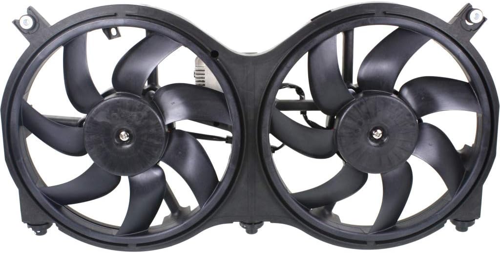 Radiator Cooling Fan Dual Fan Assembly W2666