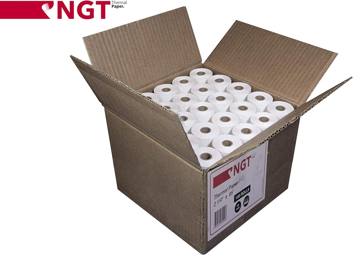 100 Rolls Non-BPA Thermal Paper for POS Machine D542