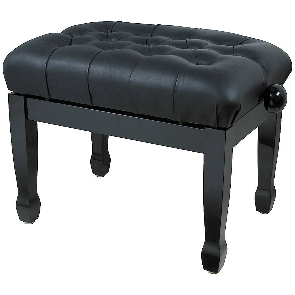 Leather Concert Piano Bench Black A100