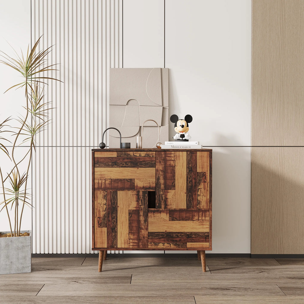Sideboard with four storage spaces E9206