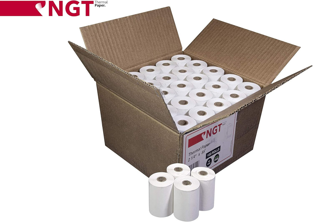100 Rolls Non-BPA Thermal Paper for POS Machine D542