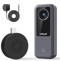 Wired Video Doorbell Camera with Chime, 2K HD, 2-Way Audio, IP54 Waterproof, Pack of 2 Y2225
