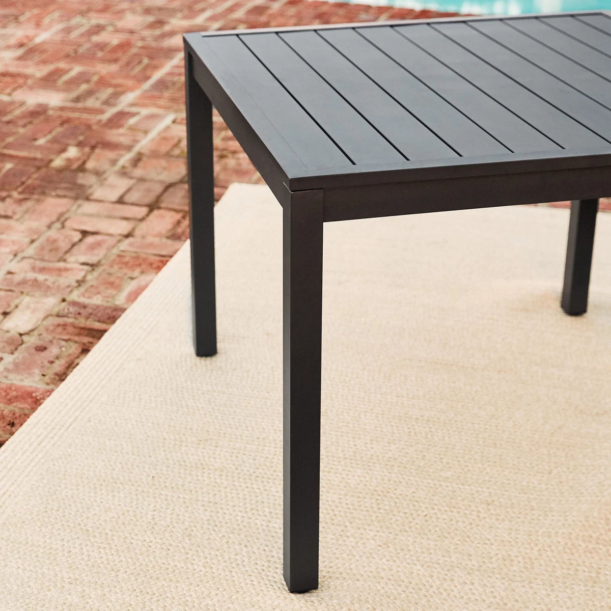 7-Piece Gray Aluminum Outdoor Dining Set C808795