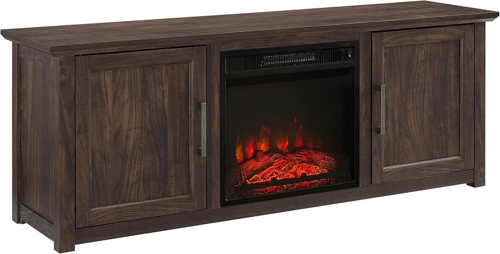 58-inch Low Profile TV Stand with Electric Fireplace Z158