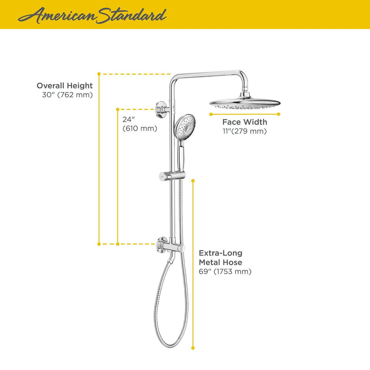 Shower System with Shower - Legacy Bronze Y99186