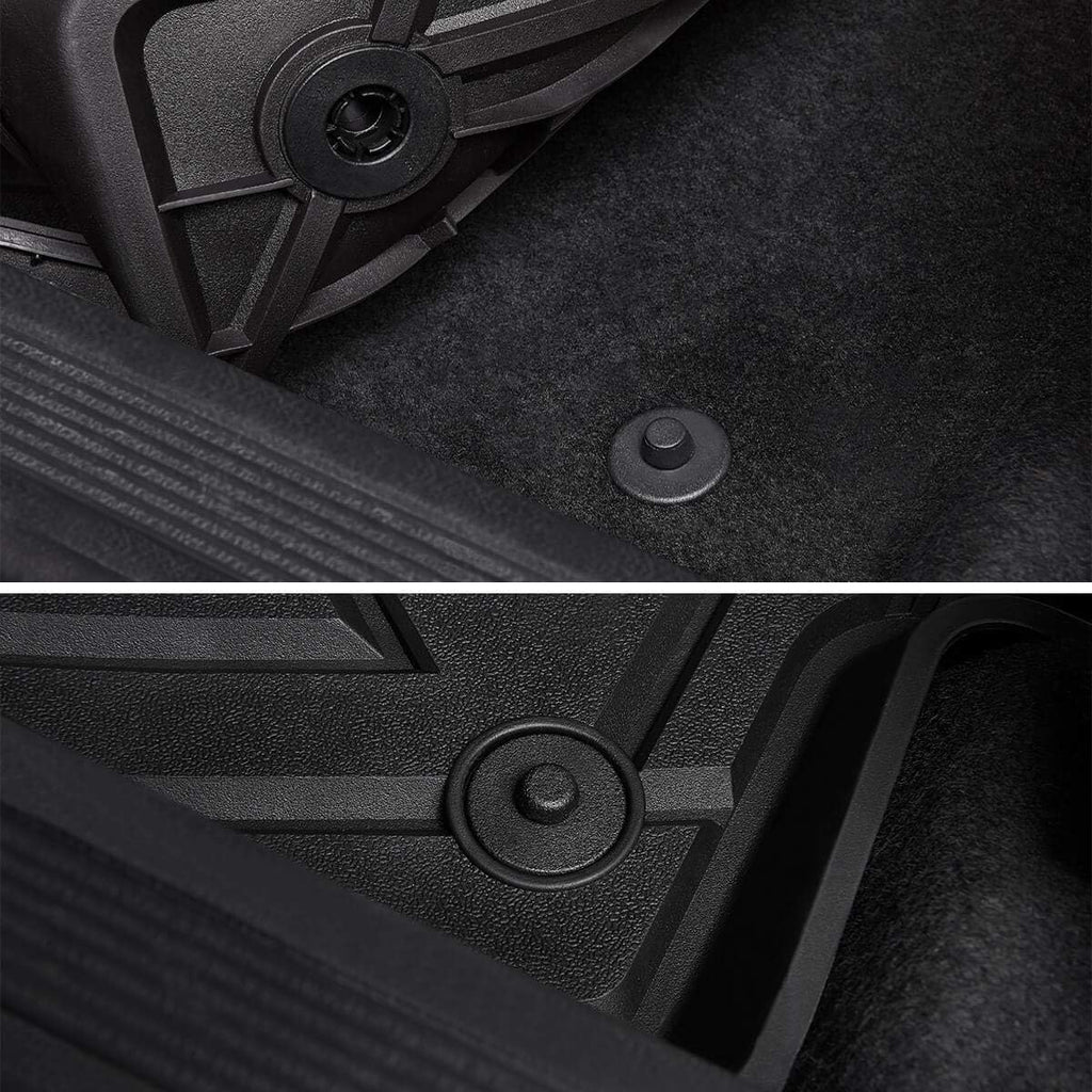 Black All Weather TPE Floor Liners B939162