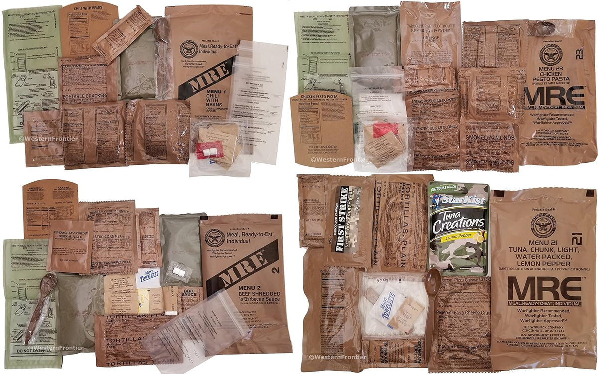 24 Meals Military Surplus Meal Ready to Eat O5959