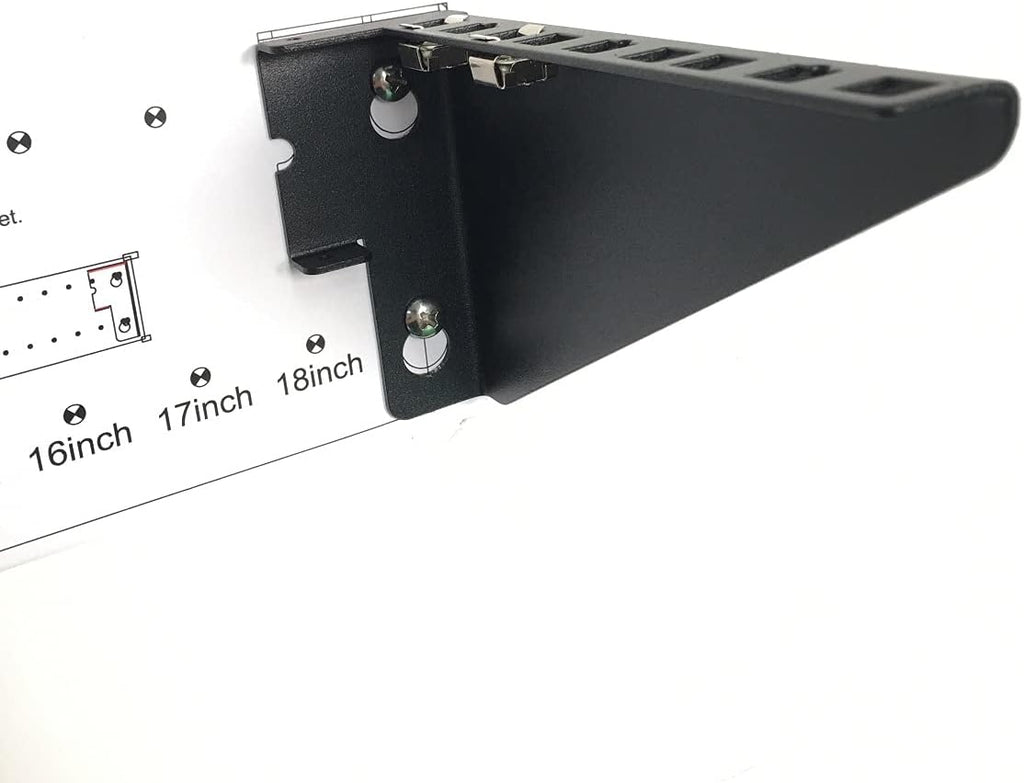2U Foldable Cold Rolled Steel Vertical Wall Mount Rack G8726