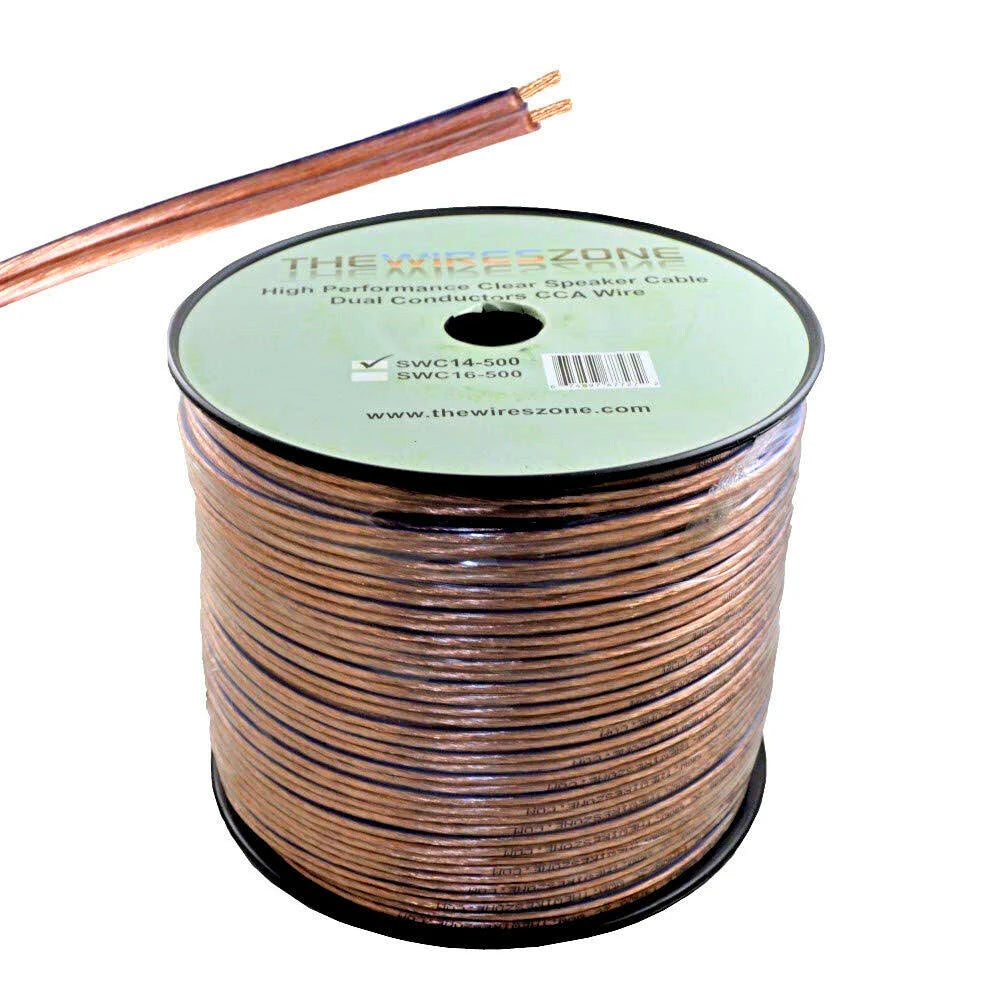 500ft 14 Gauge Speaker Cable CCA Wire I7841