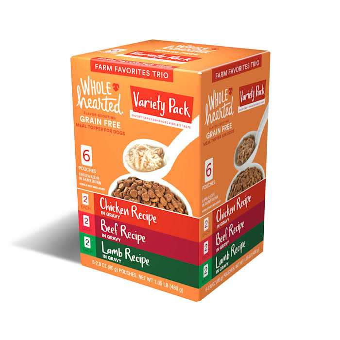 Grain Free Gravy Puree Topper Dog Meal Variety Pack J9748