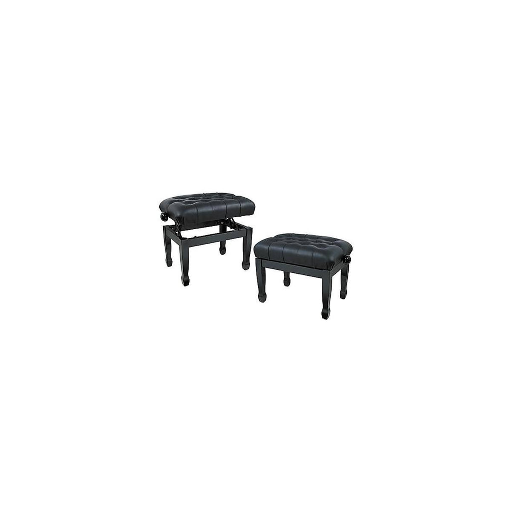 Leather Concert Piano Bench Black A100