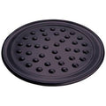 11" Hard Coat Anodized Aluminum Pizza Pan with Nibs V871