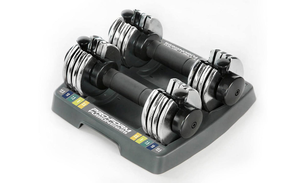 Select-A-Weight Dumbbell, Black/Silver, 2 count W55669
