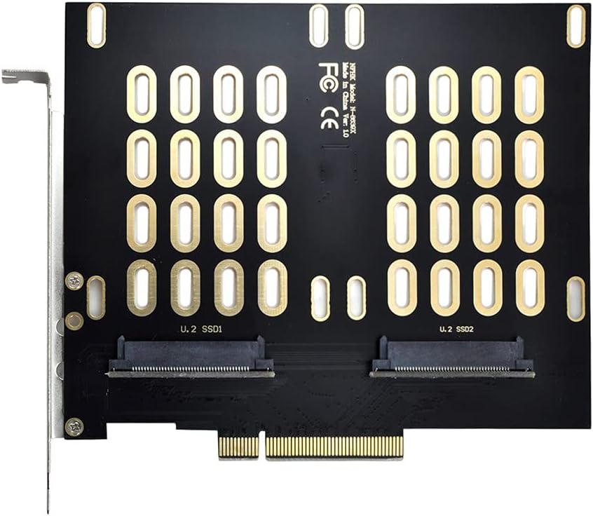 Dual SSD to PCIE Express 3.0 Gen3 X8 X16 Raid Card Adapter G102