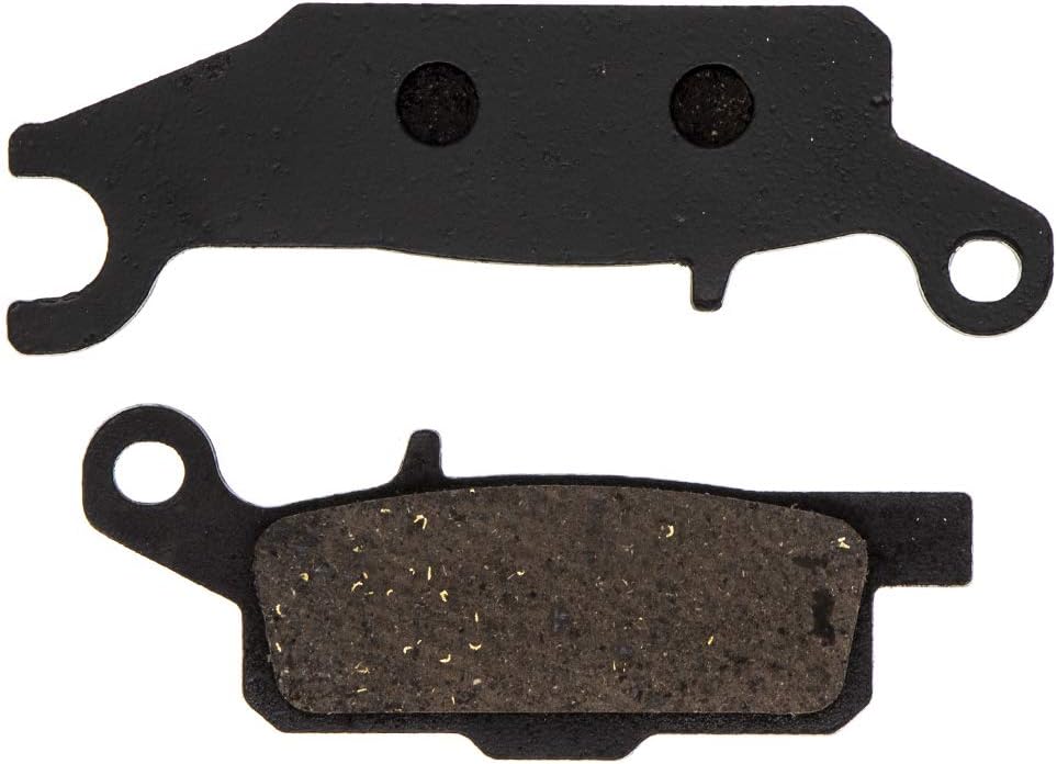 Brake Pad Kit for Yamaha Grizzly 700 550, Organic, Pack of 2 L96634