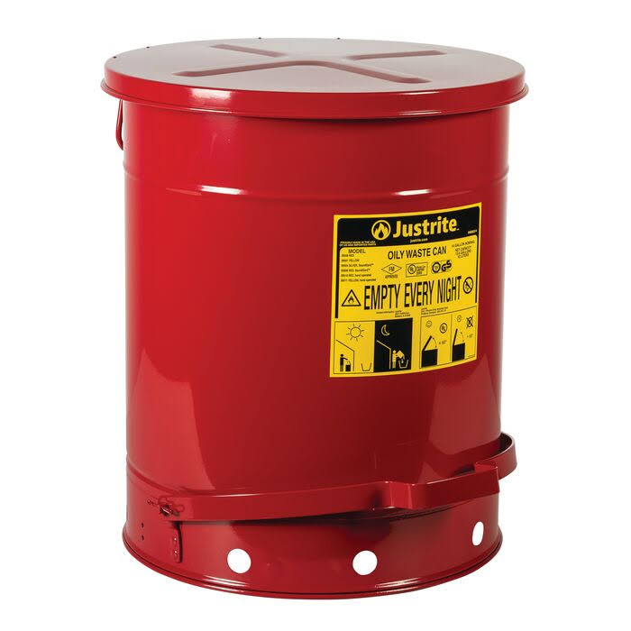 14 gal Steel Oily Waste Can D14297