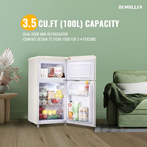 Retro Mini Fridge with two doors D62372