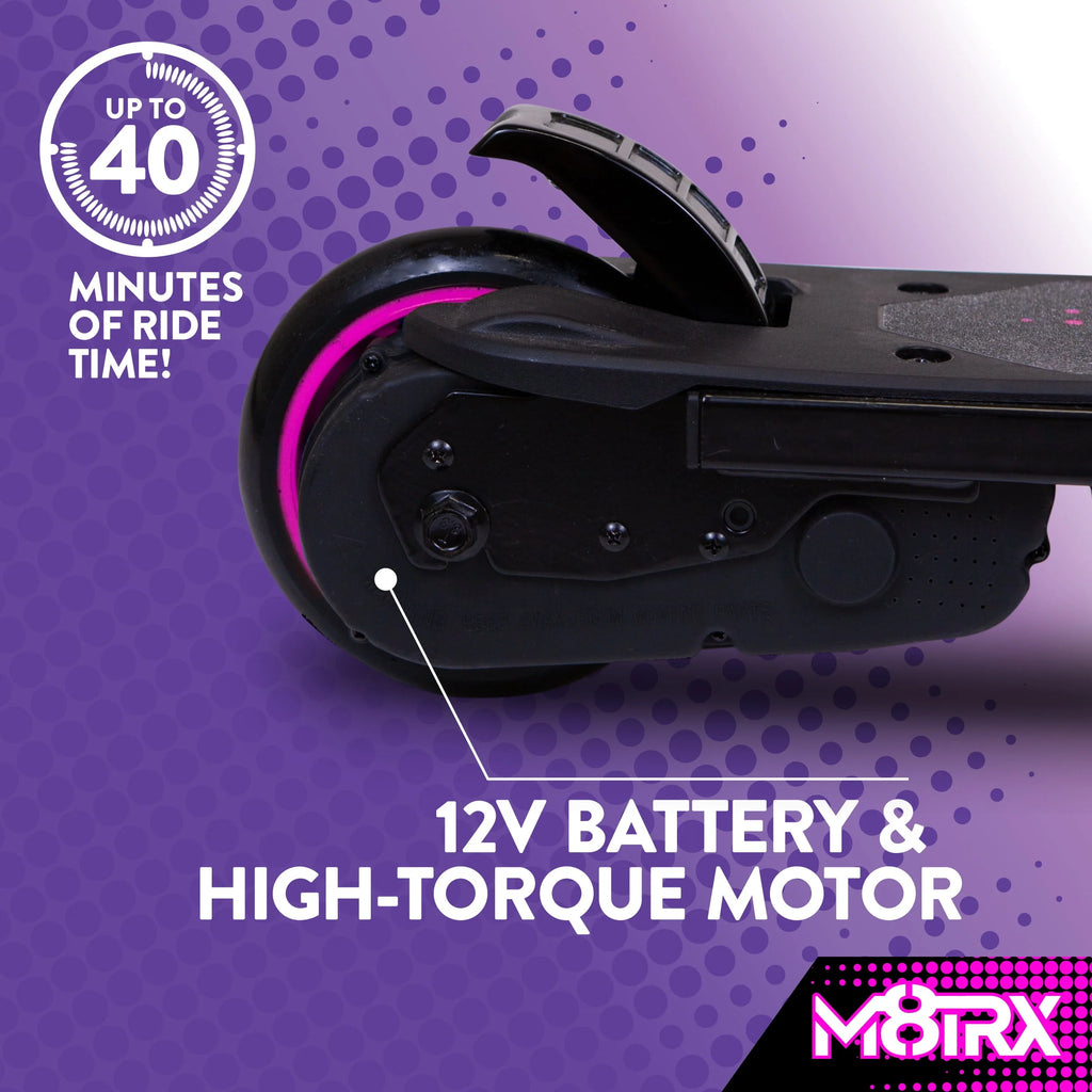 Pink 12V Electric Scooter A319