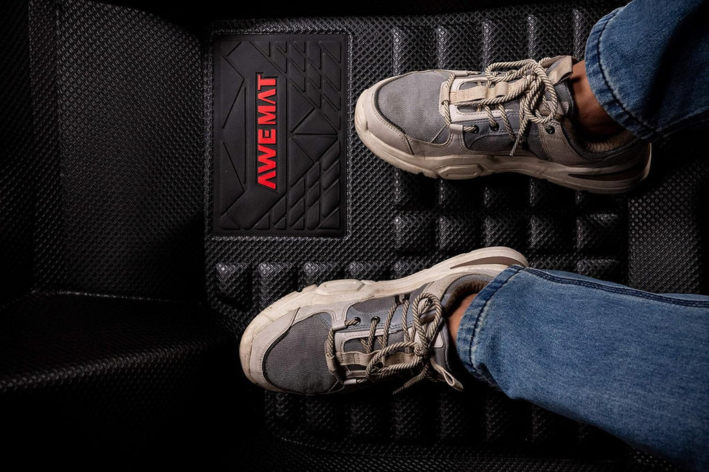Black Waterproof Car Floor Mats for Toyota RAV4 2019-2022 K625
