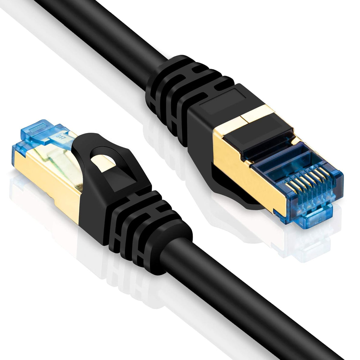 150 ft Double Shielded SSTP 10Gbps 26AWG Ethernet Cable R255491