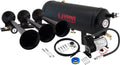 Train Horn Kit with 150psi Air Compressor, 1.5 Gallon Tank, 3 Trumpets Y9024