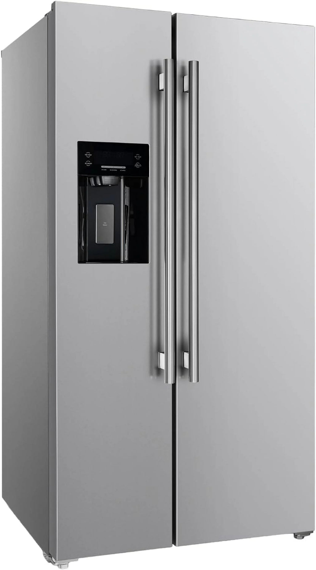36" Side by Side Stainless Steel Refrigerator with Ice Maker U5480